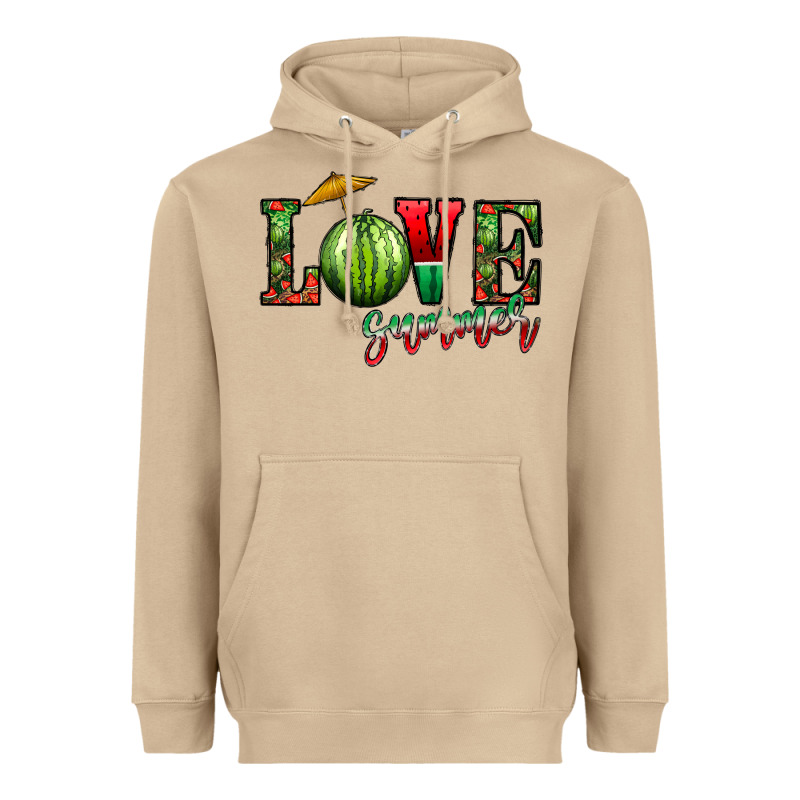 Love Summer Heavyweight Hoodie by CowhideDigitalArt | Teevron
