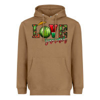 Toasted Coconut love summer Heavyweight Hoodie - CowhideDigitalArt