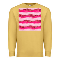 Antique Gold valentines day glitter and leopard seamless pattern Premium Sweatshirt - BundleAndBundleShop