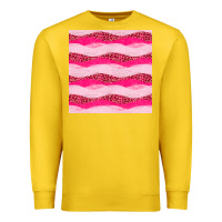 Lemon valentines day glitter and leopard seamless pattern Premium Sweatshirt - BundleAndBundleShop