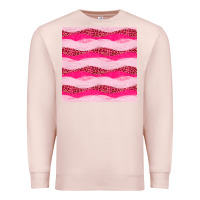 Pale Pink valentines day glitter and leopard seamless pattern Premium Sweatshirt - BundleAndBundleShop