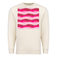 Sandshell valentines day glitter and leopard seamless pattern Premium Sweatshirt - BundleAndBundleShop