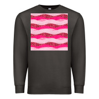 Smoke valentines day glitter and leopard seamless pattern Premium Sweatshirt - BundleAndBundleShop