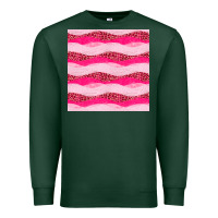 Sports Green valentines day glitter and leopard seamless pattern Premium Sweatshirt - BundleAndBundleShop