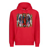 Red Lady of Guadalupe 4th of july Premium Hoodie - Jasminsmagicworld