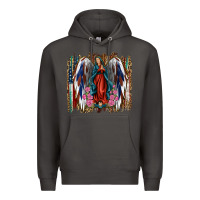 Smoke Lady of Guadalupe 4th of july Premium Hoodie - Jasminsmagicworld