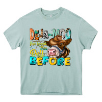 Deja Moo I've Heard Tih Bull Before Heavy Core Tee | Teevron
