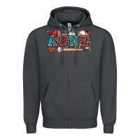 Smoke aunt baseball Zipper Hoodie - Zillion Design Studio