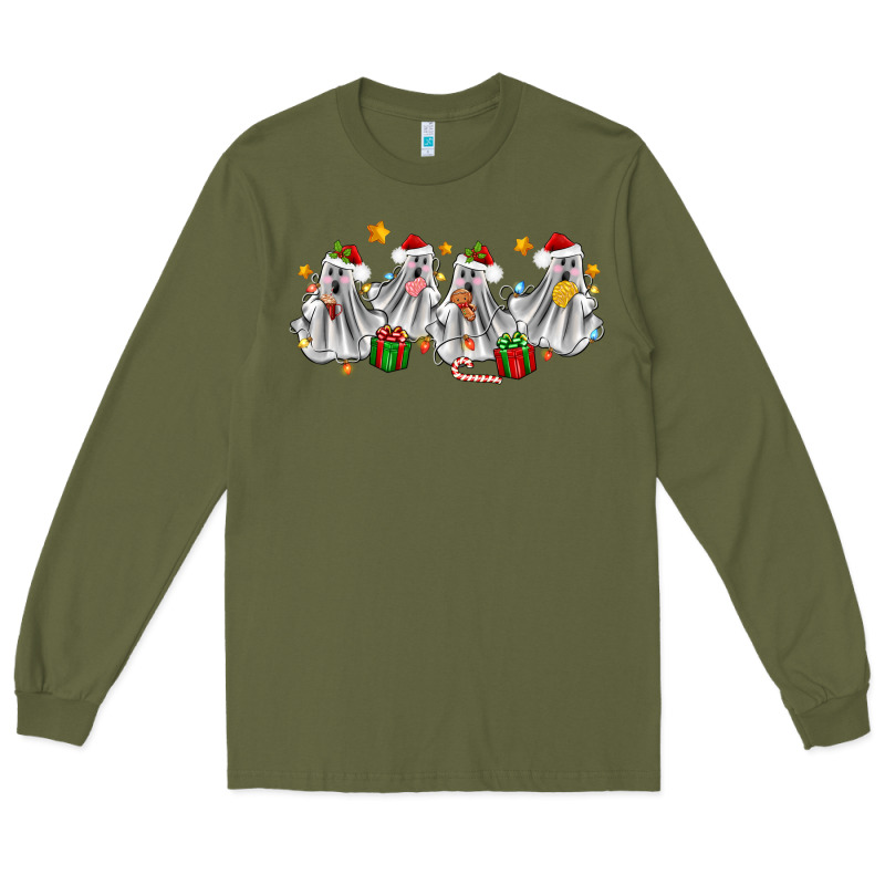 Pantasmas Ghost Christmas Long Sleeve Tee by Zillion Design Studio | Teevron