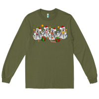 Army Green pantasmas ghost christmas Long Sleeve Tee - Zillion Design Studio