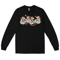 Black pantasmas ghost christmas Long Sleeve Tee - Zillion Design Studio
