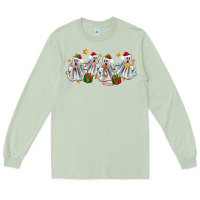 Matcha pantasmas ghost christmas Long Sleeve Tee - Zillion Design Studio