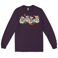 Plum pantasmas ghost christmas Long Sleeve Tee - Zillion Design Studio