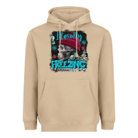 Mushroom literally freezing skull Heavyweight Hoodie - FaDigitalArtStudio