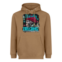 Literally Freezing Skull Heavyweight Hoodie | Teevron