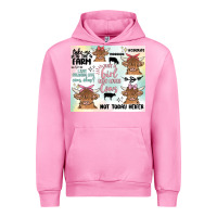 Fuchsia Pink cow farm life Urban Hoodie - MaliasSmallBusiness