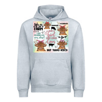 Heather Grey cow farm life Urban Hoodie - MaliasSmallBusiness