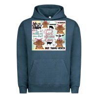 Pigment Midnight Navy cow farm life Urban Hoodie - MaliasSmallBusiness