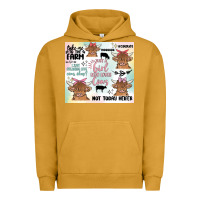 Pigment Peanut Butter cow farm life Urban Hoodie - MaliasSmallBusiness