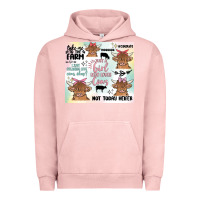 Pigment Salmon cow farm life Urban Hoodie - MaliasSmallBusiness