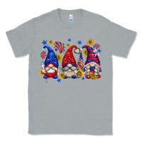 Heather Grey American gnomes with sunflowers Classic Tee - texasbilliewilder