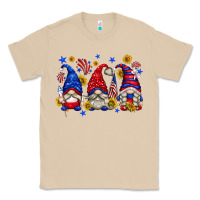Mushroom American gnomes with sunflowers Classic Tee - texasbilliewilder