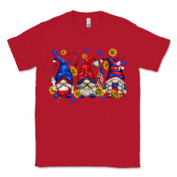 Red American gnomes with sunflowers Classic Tee - texasbilliewilder