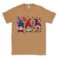 Toasted Coconut American gnomes with sunflowers Classic Tee - texasbilliewilder