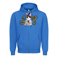 True Royal Christmas joy bull terrier Zipper Hoodie - RanaPortraitStore
