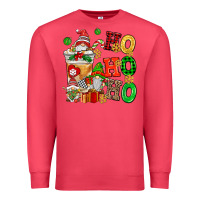 Cardinal ho ho ho christmas latte with gnomies Premium Sweatshirt - AdoDesignShop