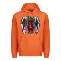 Carrot Angel Wing Lady of Guadalupe 4th of July Premium Hoodie - Jasminsmagicworld