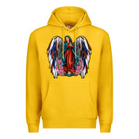 Lemon Angel Wing Lady of Guadalupe 4th of July Premium Hoodie - Jasminsmagicworld