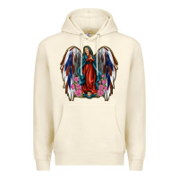 Sandshell Angel Wing Lady of Guadalupe 4th of July Premium Hoodie - Jasminsmagicworld