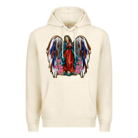 Tofu Angel Wing Lady of Guadalupe 4th of July Premium Hoodie - Jasminsmagicworld