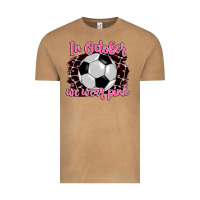 Vintage Camel in october we wear pink soccer Vintage Tee - BarkalooDesign