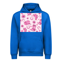 Cobalt cowgirl valentine's day Urban Hoodie - MaliasSmallBusiness