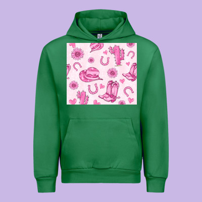 Cowgirl Valentine's Day Urban Hoodie Designed By Maliassmallbusiness