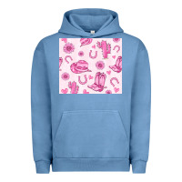 Pigment Pebble Blue cowgirl valentine's day Urban Hoodie - MaliasSmallBusiness