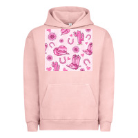 Pigment Salmon cowgirl valentine's day Urban Hoodie - MaliasSmallBusiness