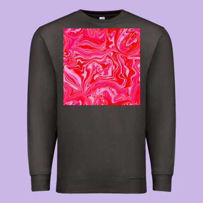 Valentines Day Marble Seamless Pattern Premium Sweatshirt Designed By Bundleandbundleshop