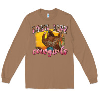 Toasted Coconut western long live cowgirls Long Sleeve Tee - texasbilliewilder