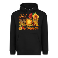 Black hot mom summer Heavyweight Hoodie - HRA Design Shop