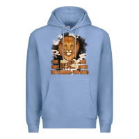 Colony Blue Dad The Man Cowhide Background Premium Hoodie - Jasminsmagicworld