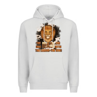 Dove Grey Dad The Man Cowhide Background Premium Hoodie - Jasminsmagicworld