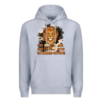 Heather Grey Dad The Man Cowhide Background Premium Hoodie - Jasminsmagicworld