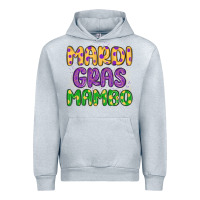 Heather Grey mardi gras mambo Urban Hoodie - MaliasSmallBusiness