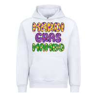 White mardi gras mambo Urban Hoodie - MaliasSmallBusiness