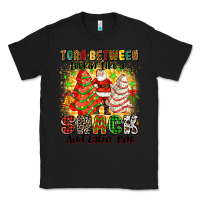 Black torn between looki like a snack and eatin one Classic Tee - Zillion Design Studio