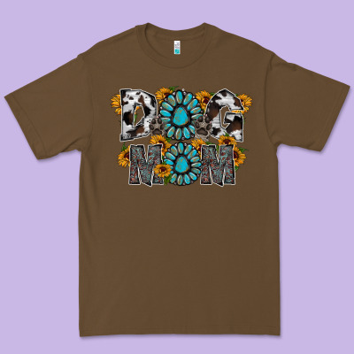 Dog Mom Premium Tee Designed By Racoondesign