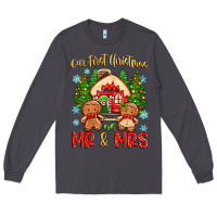 Smoke our first christmas as mr and mrs Long Sleeve Tee - Zillion Design Studio
